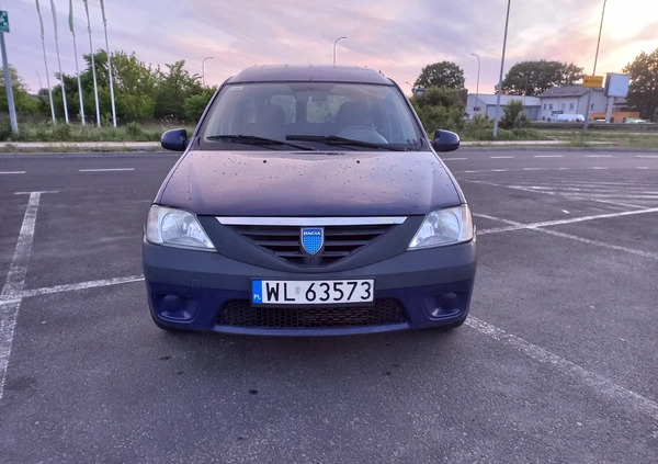 Dacia Logan cena 6500 przebieg: 161000, rok produkcji 2006 z Legionowo małe 121